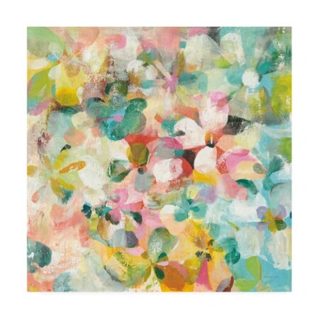 Trademark Fine Art Danhui Nai 'Happy Garden' Canvas Art, 35x35 WAP10079-C3535GG